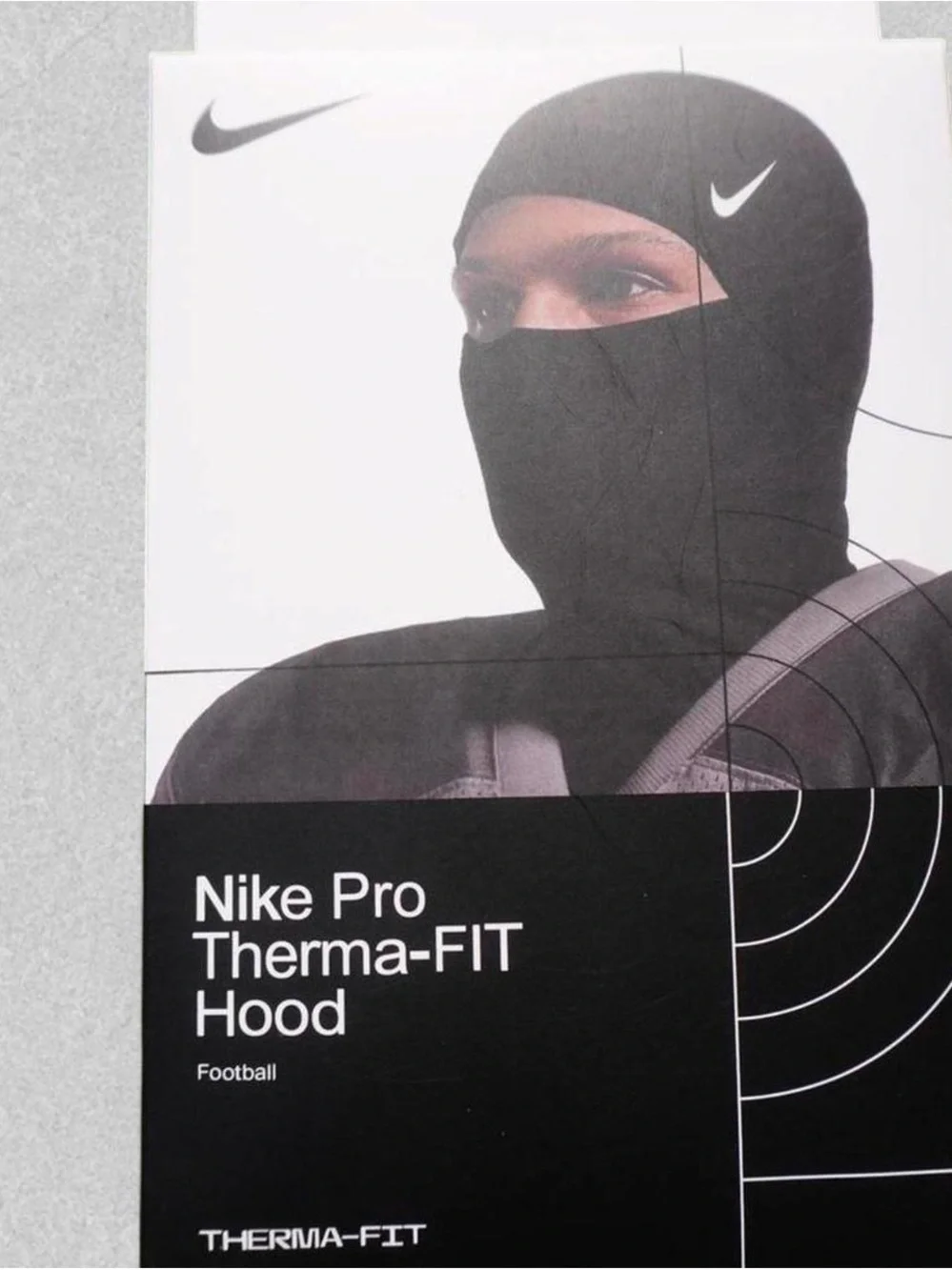 Nike Black Performance Balaclava with White Swoosh